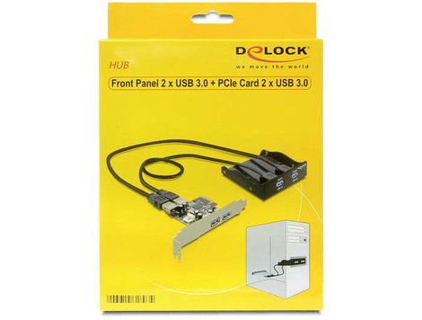 Delock 61893 2+2 port USB 3.0 kontroller kártya 4. kép