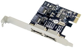 Conceptronic CSATA600EXI 2+2 port SATA kontroller PCI-Express, SATA, eSATA PCIe