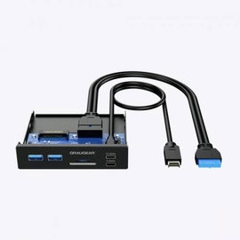GrauGear G-MP01CR 6 port USB 3.0 hub Fekete