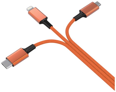Smrter USB töltőkábel USB 2.0 Apple Lightning dugó, USB-A dugó, USB-C® dugó, USB mikro B dugó 1.20 m 2. kép
