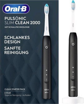 Oral-B Pulsonic Slim Clean 2000 Black 4210201396208 Elektromos fogkefe Ultrahangos fogkefe Fekete