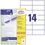 Avery-Zweckform 3653-200 105 x 42.3 mm Papír Fehér 3080 db Véglegesen tapadó Univerzális etikett Léz bélyegkép