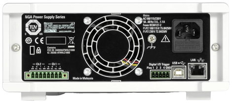 Rohde & Schwarz NGA142COMb Labortápegység, szabályozható 100 V (max.) 2 A (max.) 80 W Távirányítható 5. kép
