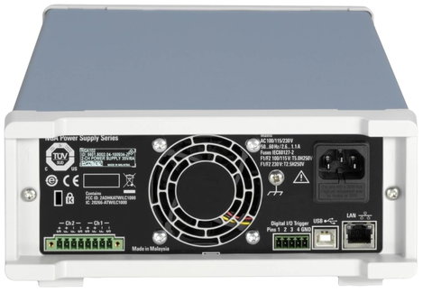 Rohde & Schwarz NGA142COMb Labortápegység, szabályozható 100 V (max.) 2 A (max.) 80 W Távirányítható 7. kép