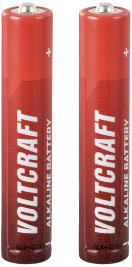 VOLTCRAFT LR8 Mini elem (AAAA) Mini (AAAA) Alkáli mangán 1.5 V 500 mAh 2 db