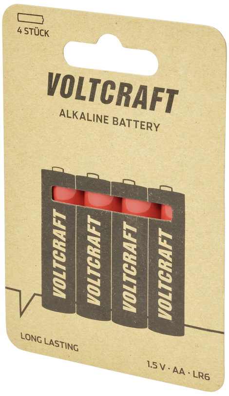 VOLTCRAFT Industrial LR6 Ceruzaelem Alkáli mangán 3000 mAh 1.5 V 4 db 3. kép