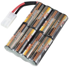 Reely Akkucsomag, NiMH 9.6 V 2300 mAh Cellaszám: 8 Ceruza (AA) Ceruza (AA) stick Tamiya dugó
