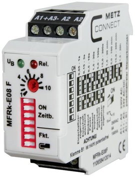 Metz Connect 110658412014 MFRk-E08 F Időrelé Multifunkció 230 V/AC 1 db 1 váltó