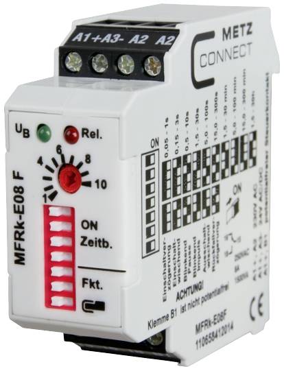 Metz Connect 110658412014 MFRk-E08 F Időrelé Multifunkció 230 V/AC 1 db 1 váltó