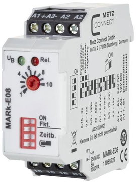 Metz Connect 11065727 MARk-E08 Időrelé Multifunkció 24 V/AC, 24 V/DC 1 db 1 váltó