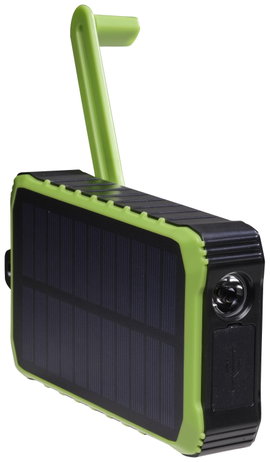 Napelemes és dinamós powerbank 10000 mAh, Denver PSO-10012 117140100000