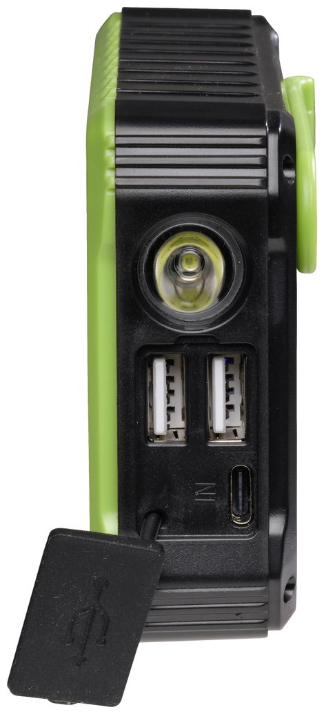 Napelemes és dinamós powerbank 10000 mAh, Denver PSO-10012 117140100000 2. kép