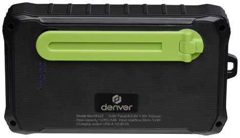 Napelemes és dinamós powerbank 10000 mAh, Denver PSO-10012 117140100000 4. kép