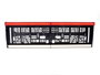 WAS W253 Rendszámtartó (Sz x Ma x Mé) 584 x 163 x 32 mm 2. bélyegkép