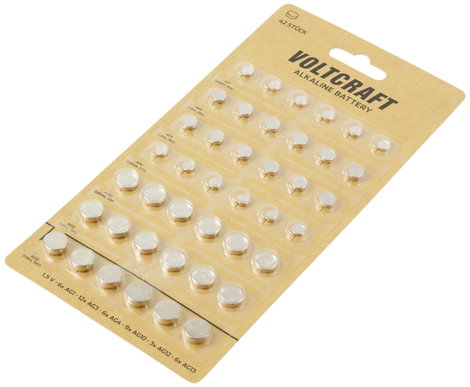 VOLTCRAFT Gombelem készlet 42 db 4. kép