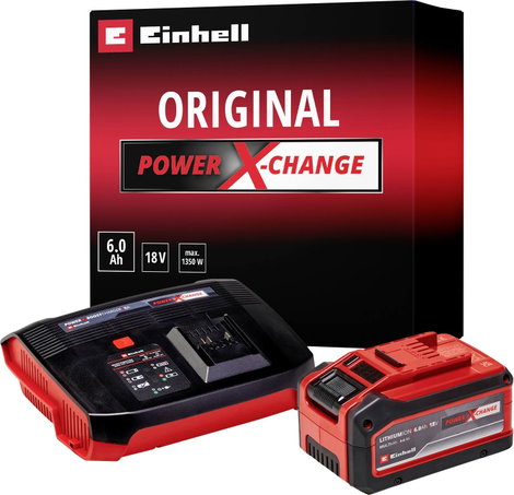 Einhell 18V 4-6Ah & 6A Boostcharger PXC Power X-Change PLUS 4512143 Szerszámakku és töltő 18 V 6 Ah