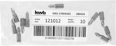 kwb 121012 Kereszthornyú bit PH 2 Acél 1 db 2. kép