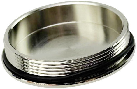TRU COMPONENTS TC-11032988 SCM16 Vakdugó O gyűrűvel M16 x 1.5 Sárgaréz (nikkelezett) 1 db 2. kép