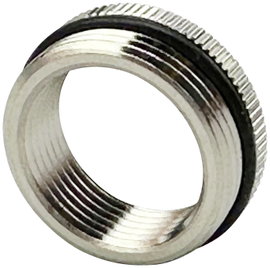 TRU COMPONENTS TC-11032908 REM16-M12 Tömszelence szűkítő M16 M12 Sárgaréz (nikkelezett) 1 db