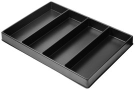 TOOLCRAFT TO-7897167 Betét padló PS Gyártói szín: Fekete