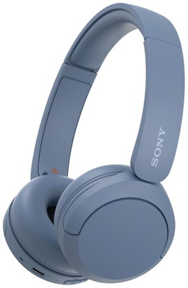 Sony WH-CH520 On Ear headset Bluetooth® Stereo Kék mikrofon zajelnyomás Elemtöltés kijelzés, Headset