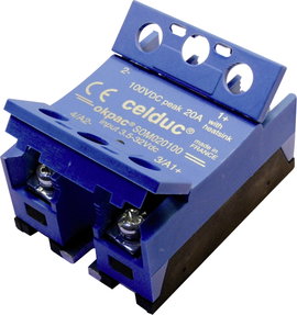 Celduc Félvezető relé SOM020100 20 A Kapcsolási feszültség (max.): 60 V/AC, 60 V/DC 1 db
