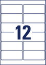 Avery-Zweckform L7913-40 Univerzális etikett 99.1 x 42.3 mm Polietilén fólia Fehér 480 db Véglegesen 4. bélyegkép