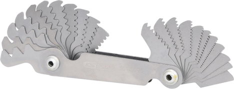 KS Tools 301.0090 Menetmérő, hüvelykes méretek, 22 db