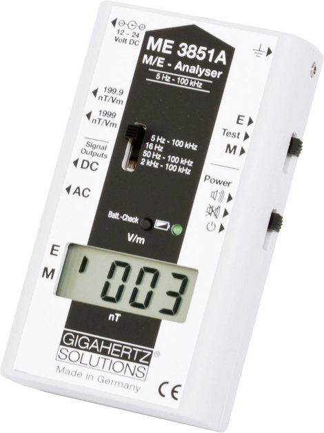 Elektroszmog mérő Gigahertz Solutions ME3851A 2. kép