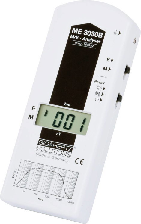 Elektroszmog mérő 16 Hz - 2 kHz, Gigahertz Solutions ME 3030B