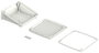 Bopla BoPad BOP 1616 P-9016-SET Pultos műszerdobozok 164 x 160 x 68.40 ABS Fehér (RAL 9016) 1 db 2. bélyegkép