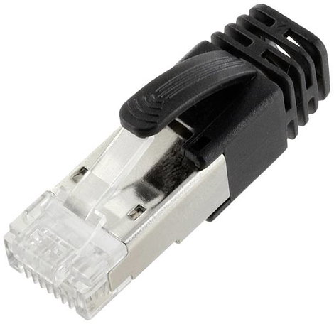 econ connect Csavarodás elleni védelem Cat.8 dugóhoz piros KSC8RT Törésgátló hüvely Piros 1 db 2. kép