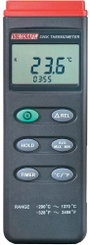 4 csatornás adatgyűjtős digitális hőmérő, -200 - +1370 °C, Voltcraft K204 bélyegkép