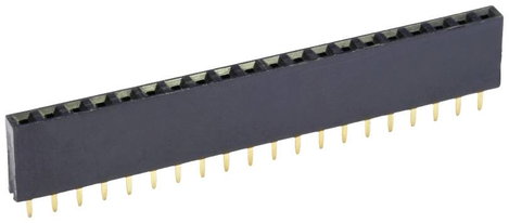 Connfly DS1023-1*10SF11 Hüvelyes kapocsléc Alj, egyenes Fekete 1 db tubus