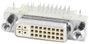 Connfly DS1091-VN0S Beépíthető hüvely Alj, beépíthető, vízszintes Pólusszám: 29 Bézs 1 db Tray bélyegkép