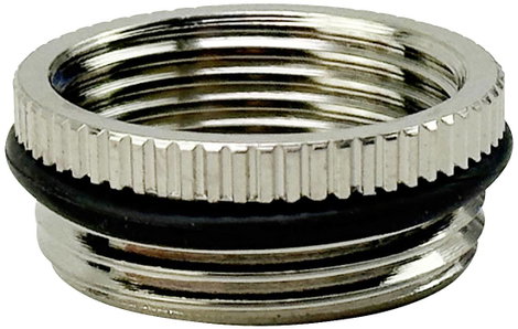 TRU COMPONENTS TC-11032912 REM20-M16 Tömszelence szűkítő M20 M16 Sárgaréz (nikkelezett) 1 db 2. kép