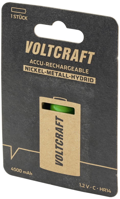 Babyakku VOLTCRAFT HR14 NiMH 1.2 V 4500 mAh 1 db 2. kép