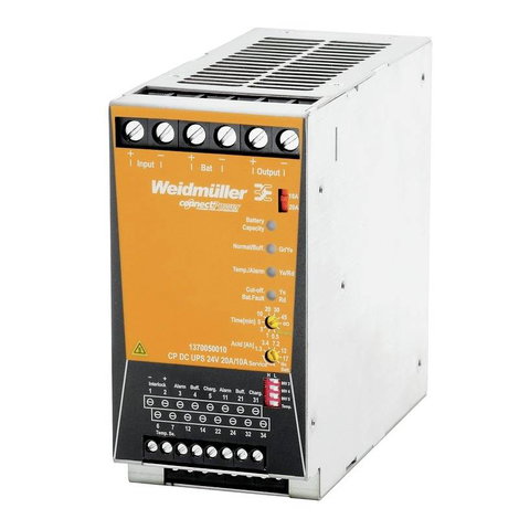 Megszakításmentes tápegység Weidmüller CP DC UPS 24V 20A/10A