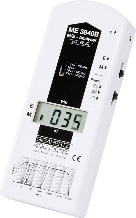 Elektroszmog mérő Gigahertz Solutions 3840B