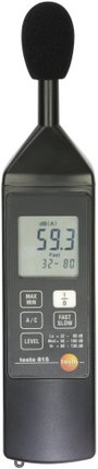 Decibel mérő, zajszintmérő 31.5 - 8 kHz, 32 - 130 dB A/C, Testo 815 bélyegkép