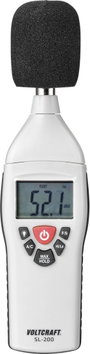 Decibel mérő, zajszintmérő 31,5 - 8 kHz 30 - 130 dB A/C, Voltcraft SL-200 bélyegkép