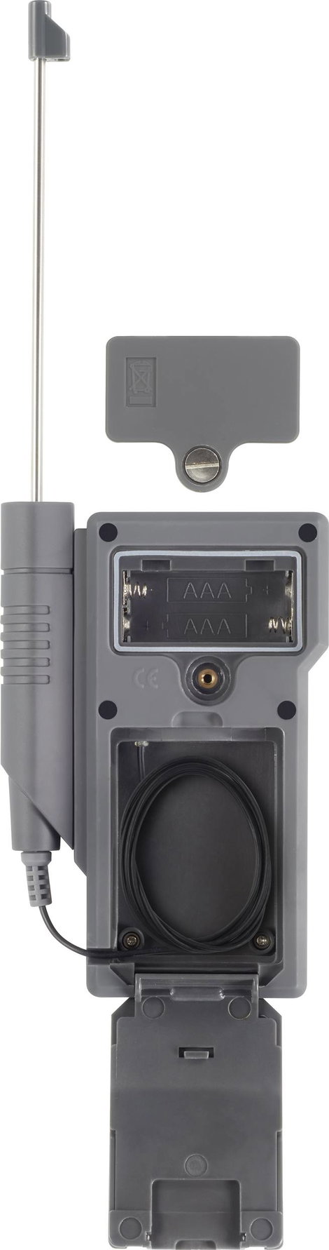 Digitális beszúrós hőmérő, folyadék hőmérő -50 - +300 °C, K típus, Voltcraft DT-300 4. kép