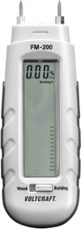 Anyagnedvesség mérő, fa és épületnedvesség mérő 0.2 - 2 térf% Voltcraft FM-200 2. bélyegkép