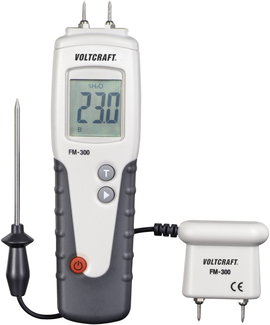 Anyagnedvesség mérő, fanedvesség mérő, keményfához Voltcraft FM-300