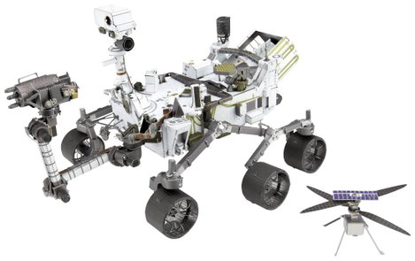 Metal Earth Mars Rover Perseverance & Ingenuity Helicopter Fém építőkészlet