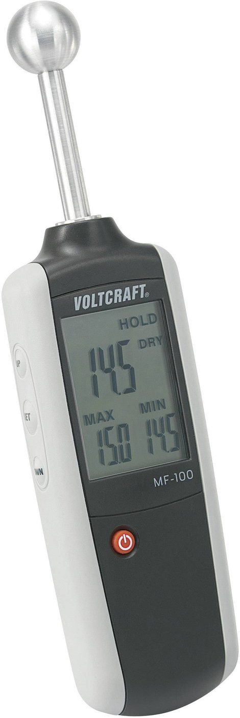 Roncsolásmentes anyagnedvesség mérő, épületnedvesség mérő Voltcraft MF-100 4. kép