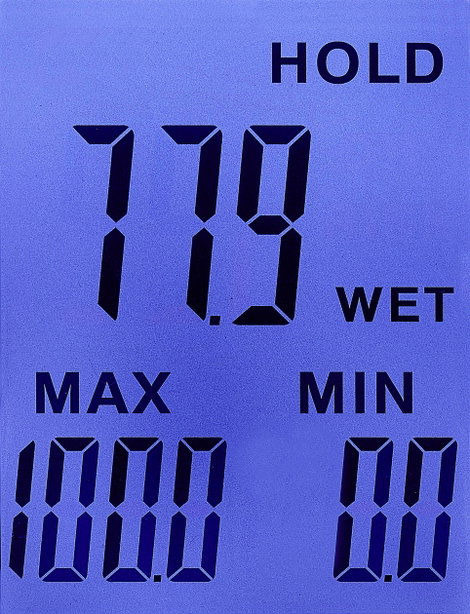 Roncsolásmentes anyagnedvesség mérő, épületnedvesség mérő Voltcraft MF-100 9. kép
