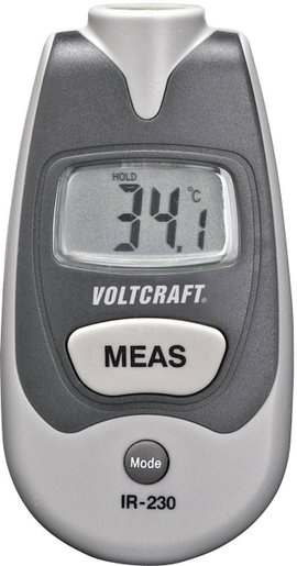 Mini infra hőmérő, távhőmérő 1:1 optikával -25-től +250 °C-ig Voltcraft IR-230
