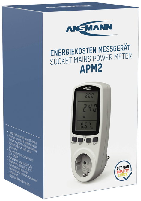 Ansmann APM2 Energiafogyasztás mérő 6. kép