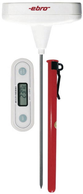 Ebro digitális beszúró ételhőmérő, húshőmérő, gyümölcshőmérő, -50 - +150 °C, TDC 150